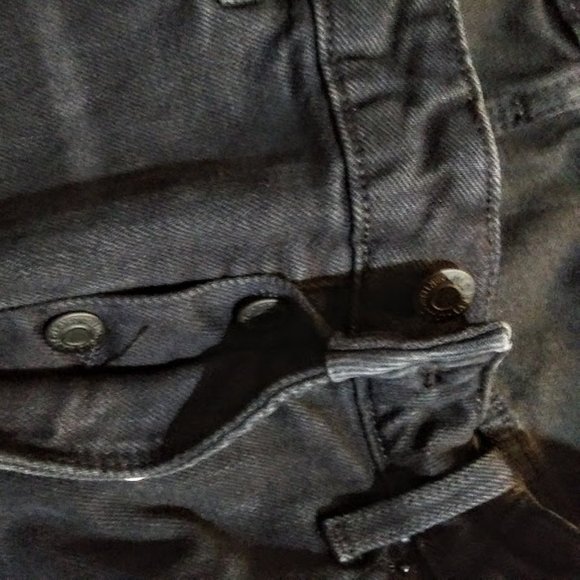 *OLD NAVY CURVY*O.G. STRAIGHT JEANS*DISTRESSED *WOMEN 14W*BUTTON FLY*NWT* - Picture 5 of 11